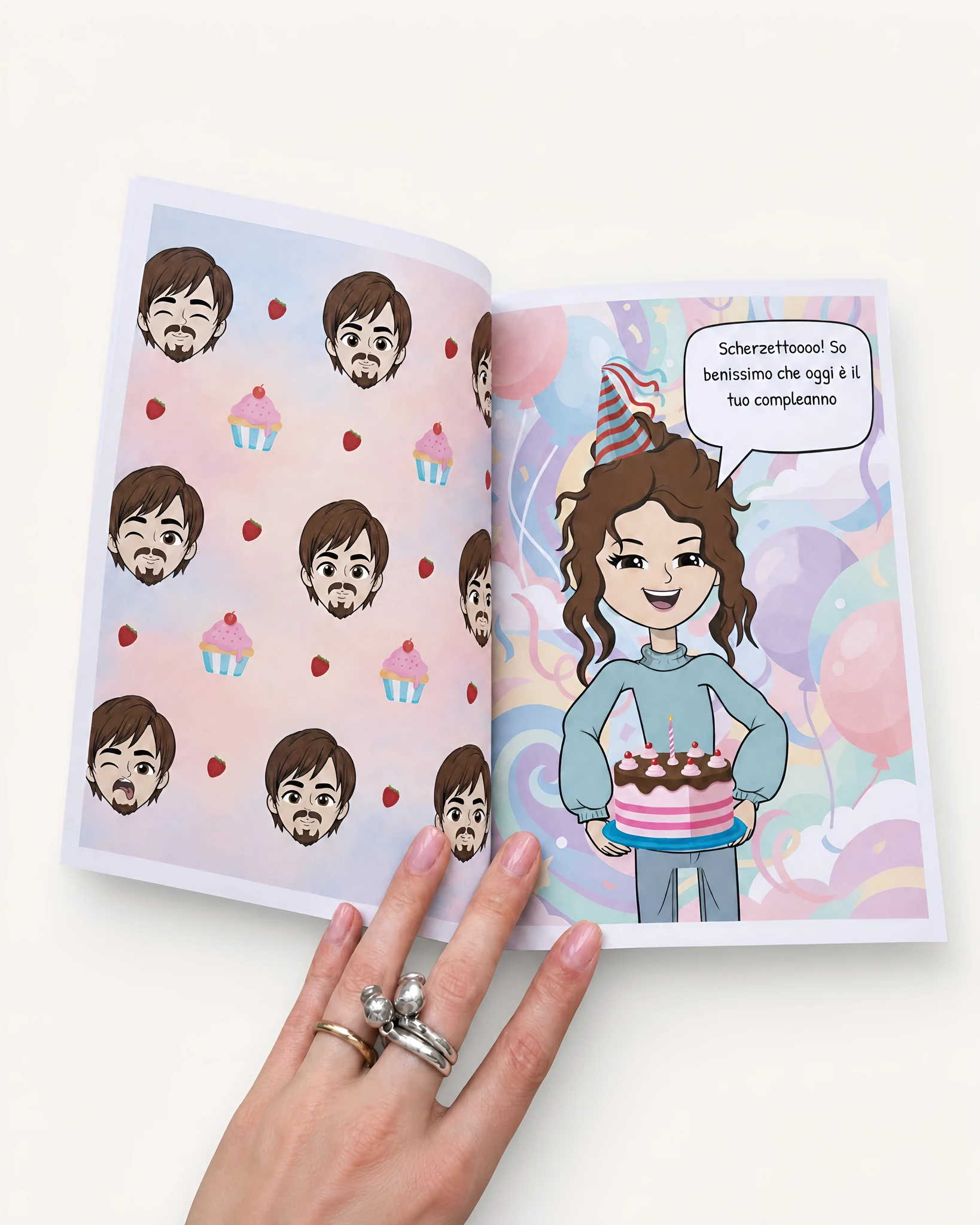 Libro personalizzato Buon Compleanno Amore Mio – immagine 2