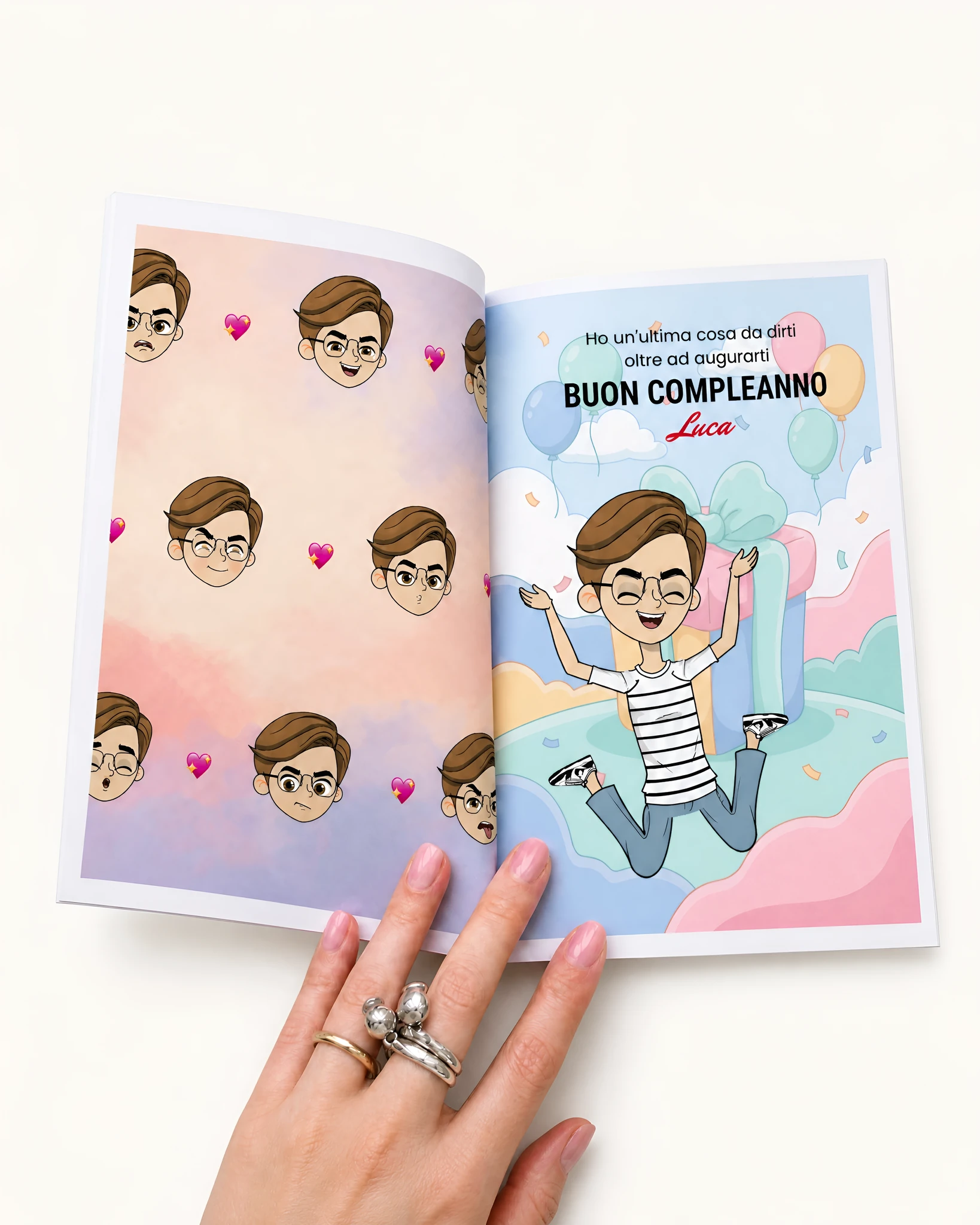 Libro personalizzato Buon Compleanno Amore Mio – immagine 3