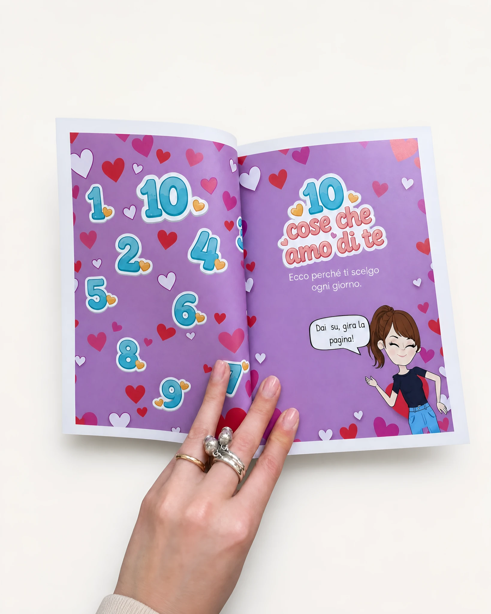 Libro personalizzato Dieci cose che amo di te – immagine 3